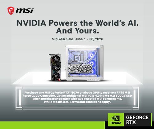 Redeem MSI PCIe 4.0 NVMe M.2 500GB SSD