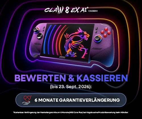 Claw 8 EX AI+ Bewerten-Aktion