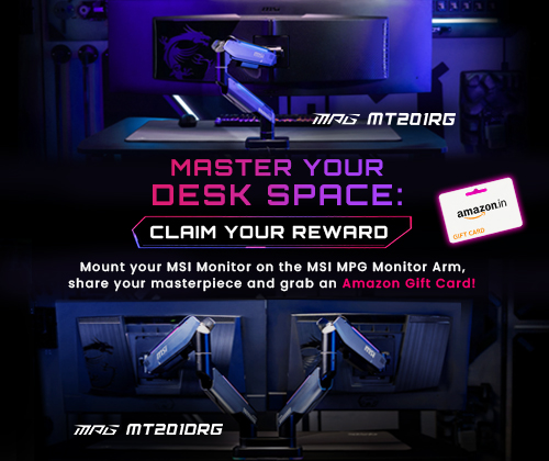 MSI Master Your Desk Space