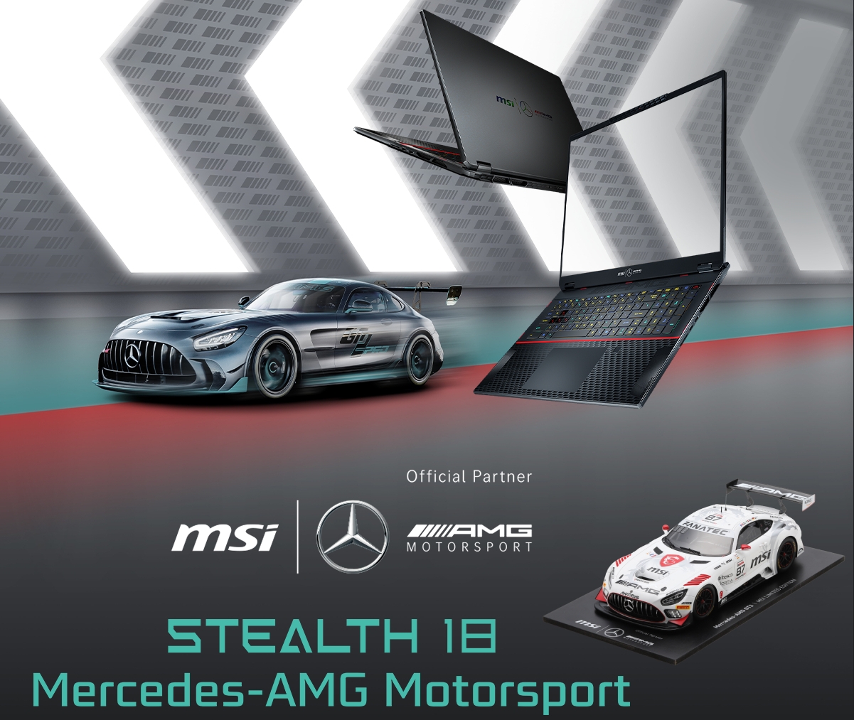 Stealth 18 Mercedes-AMG Motorsport 登錄送1:18 AMG模型車