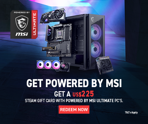POWERED BY MSI- ULTIMATE- $225