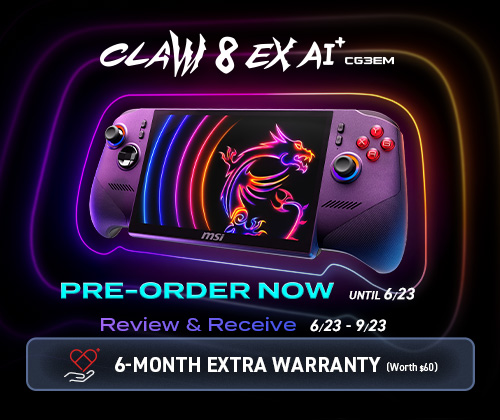 2026 MSI Claw 8 EX AI+ Review Receive Warranty Extension