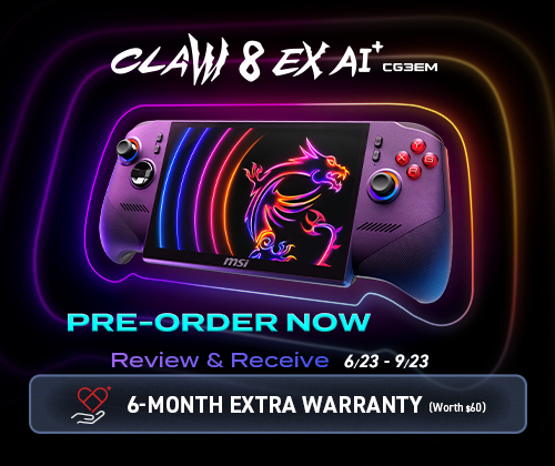 2026 MSI Claw 8 EX AI+ Review Receive Warranty Extension