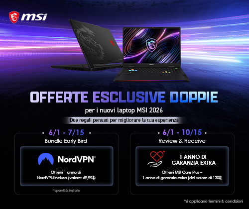2026 MSI 200HX Plus Series Gaming Laptops Early Bird - NordVPN