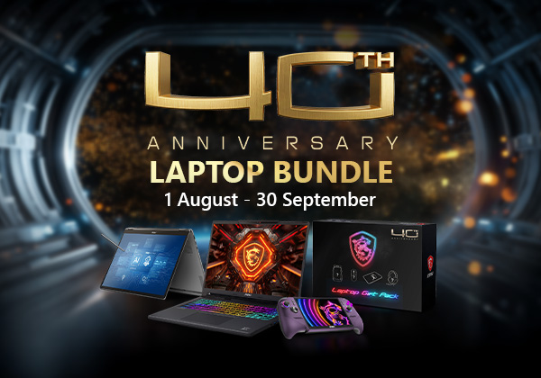MSI's 40th Anniversary Exclusive Bundle