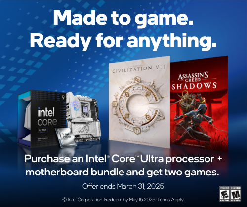 Intel Game Bundle - Get US$139.98 Games with Purchase of Processor plus Motherboard