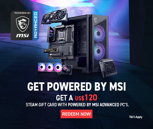 POWERED BY MSI- ADVANCED- $120